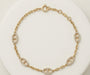 18K Yellow Gold Pig-Nose Link Bracelet, 0.30ctw