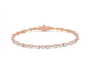 18K White Gold Floral Pear & Marquise Bracelet, 2.50ctw