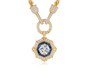 18K Yellow Gold Octagonal Vintage Pendant